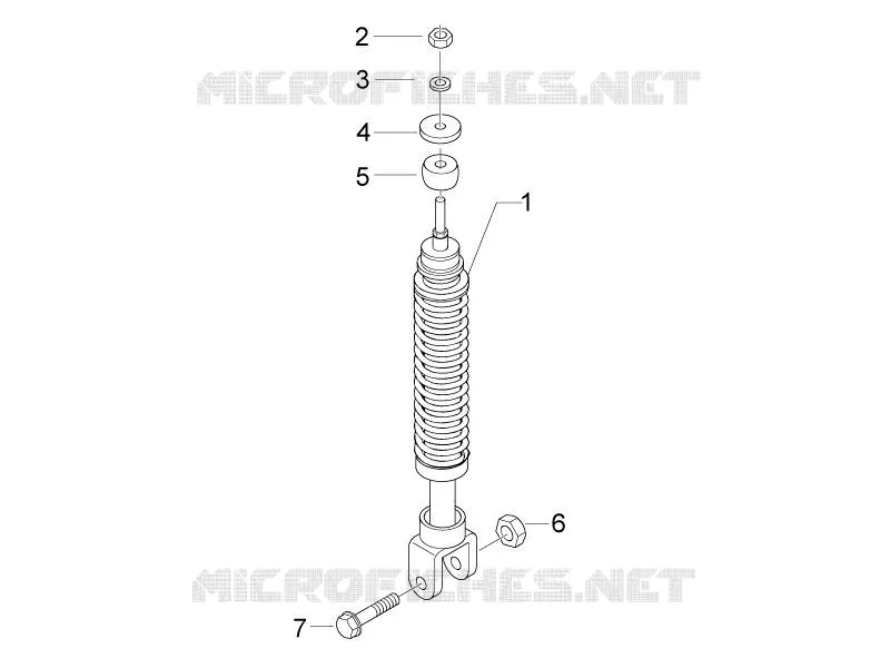 Rear suspension - Shock absorber/s