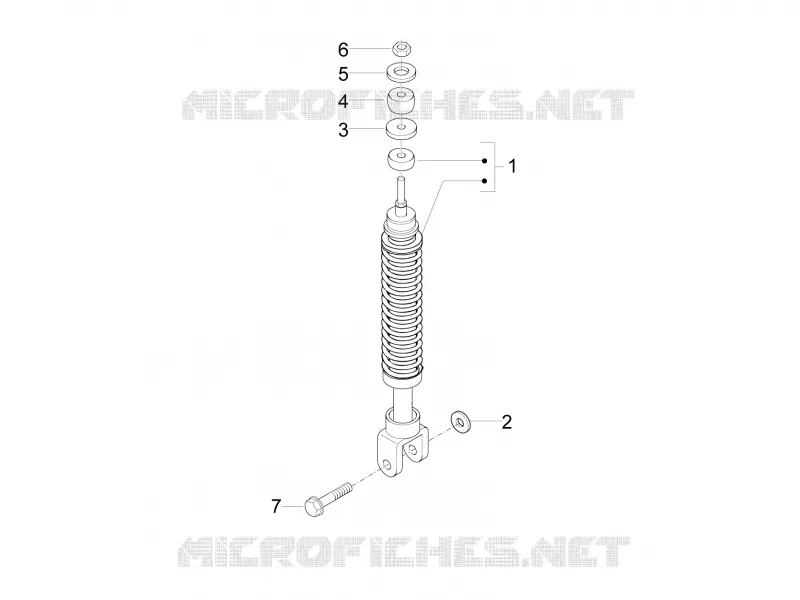 Rear suspension - Shock absorber/s