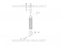 Rear suspension - Shock absorber/s