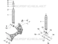 Rear suspension - Shock absorber/s