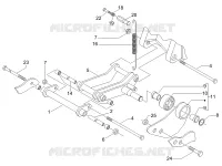 Swinging arm