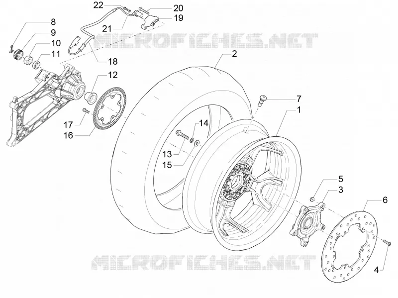 Rear wheel
