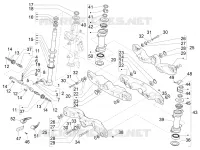 Fork/steering tube - Steering bearing unit