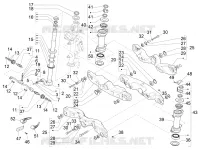 Fork/steering tube - Steering bearing unit