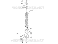 Rear suspension - Shock absorber/s