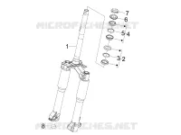 Fork/steering tube - Steering bearing unit