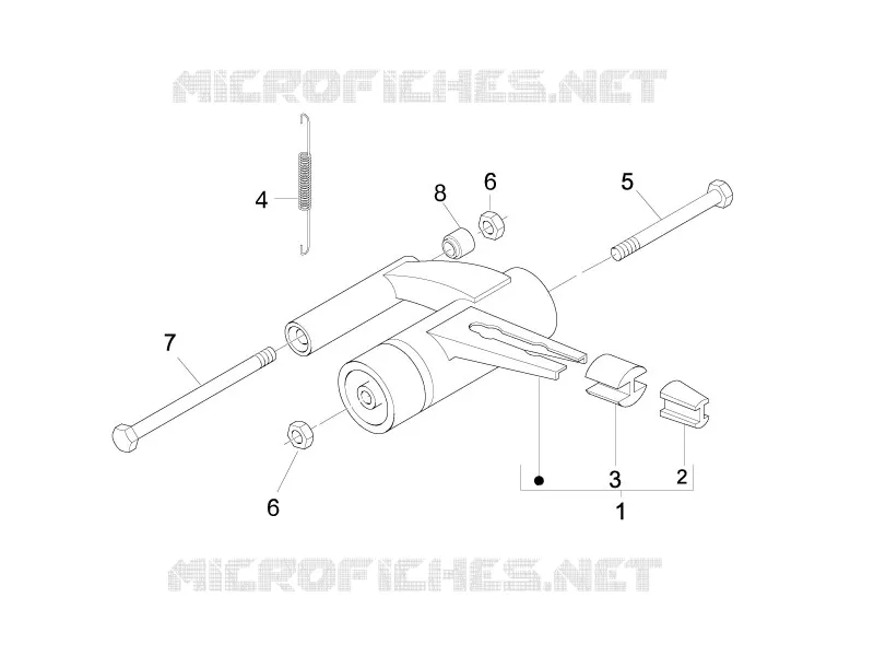 Swinging arm