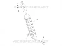 Rear suspension - Shock absorber/s