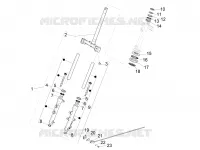 Fork/steering tube - Steering bearing unit
