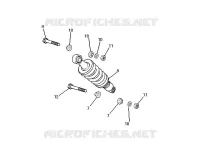 Rear suspension - Shock absorber/s