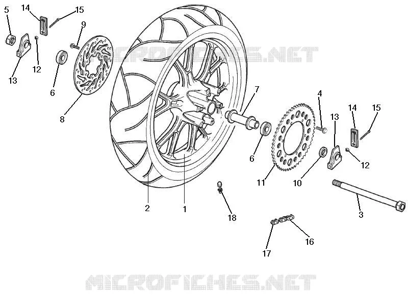 Rear wheel