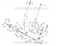 Fork/steering tube - Steering bearing unit