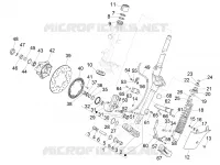 Fork/steering tube - Steering bearing unit