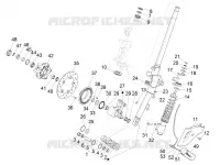 Fork/steering tube - Steering bearing unit