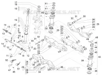 Fork/steering tube - Steering bearing unit