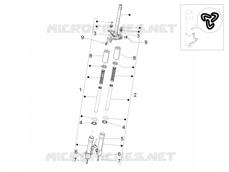 Fork's components (Wuxi Top)
