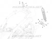 Rear suspension - Shock absorber/s