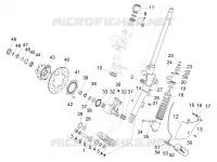 Fork/steering tube - Steering bearing unit