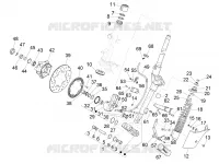 Fork/steering tube - Steering bearing unit