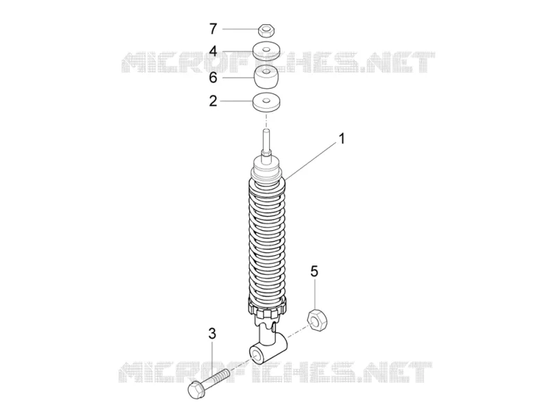 Rear suspension - Shock absorber/s