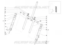 Fork's components (Showa)