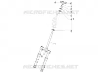 Fork/steering tube - Steering bearing unit