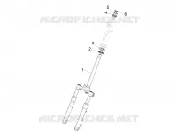 Fork/steering tube - Steering bearing unit