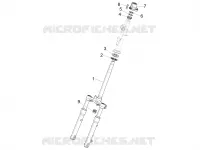 Fork/steering tube - Steering bearing unit