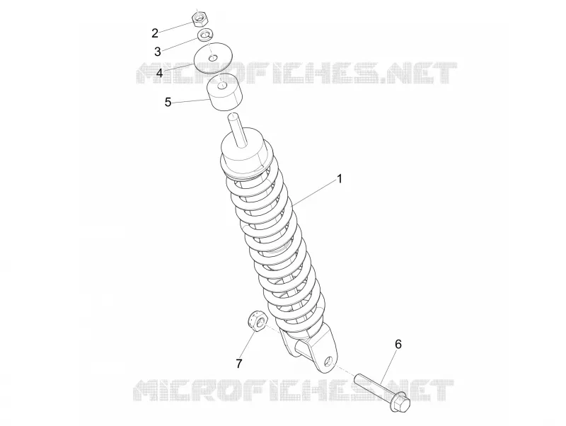 Rear suspension - Shock absorber/s
