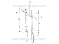 Fork's components (Kayaba)