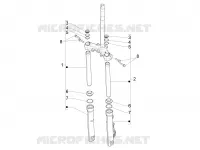 Fork's components (Showa)