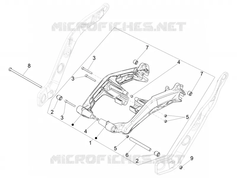 Swinging arm