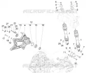 Rear suspension - Shock absorber/s
