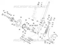 Fork/steering tube - Steering bearing unit