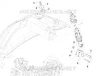 Rear suspension - Shock absorber/s