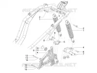 Rear suspension - Shock absorber/s