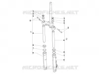 Fork's components (Showa)