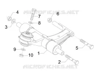 Swinging arm