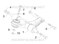 Swinging arm