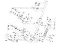 Fork/steering tube - Steering bearing unit