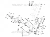 Fork/steering tube - Steering bearing unit