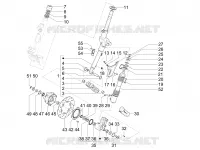 Fork/steering tube - Steering bearing unit