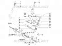 Fork/steering tube - Steering bearing unit