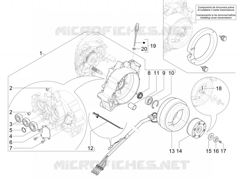 Componenti motore elettrico