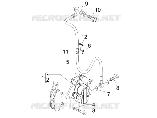 Brakes pipes - Calipers