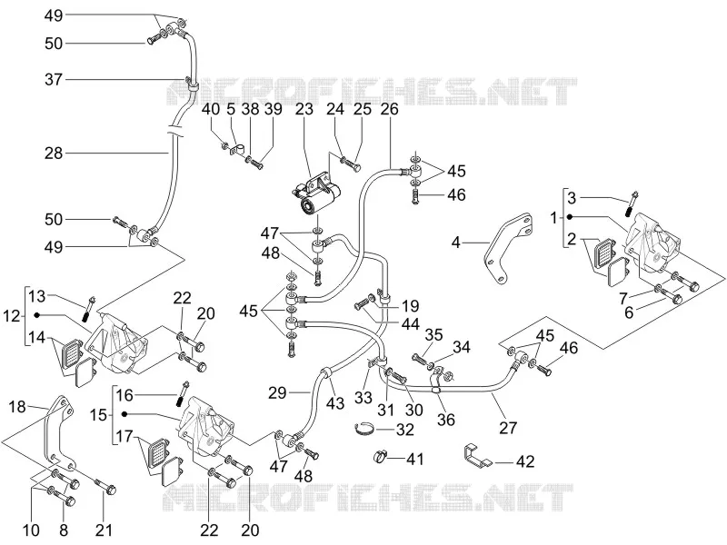 Brakes pipes - Calipers