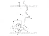 Brakes pipes - Calipers