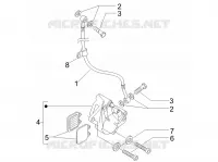 Brakes pipes - Calipers