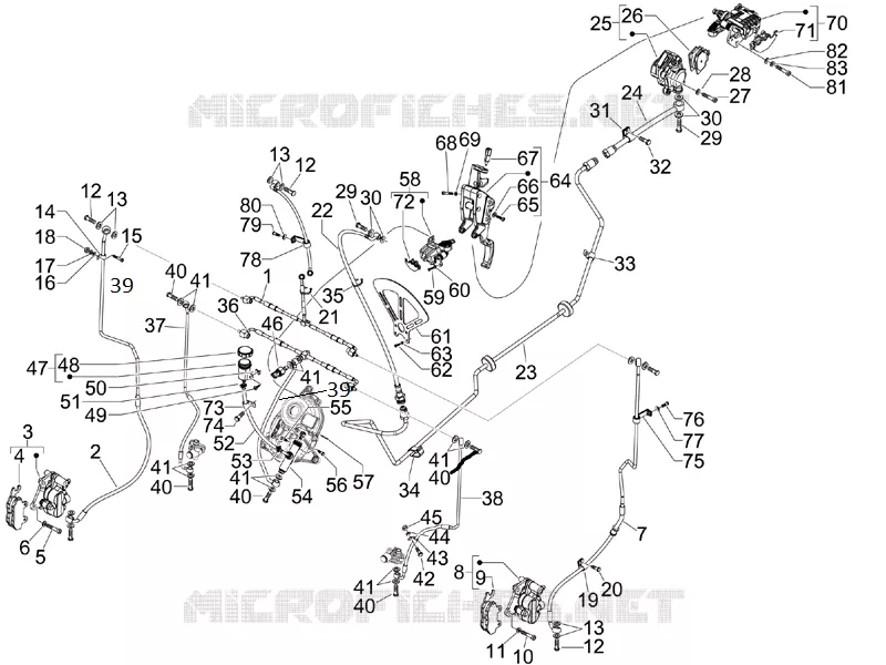 Brakes pipes - Calipers