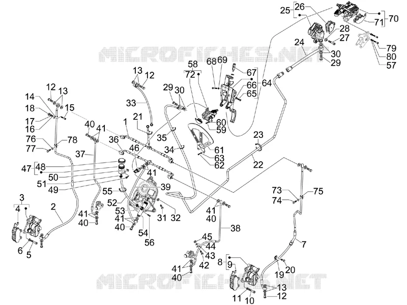 Brakes pipes - Calipers